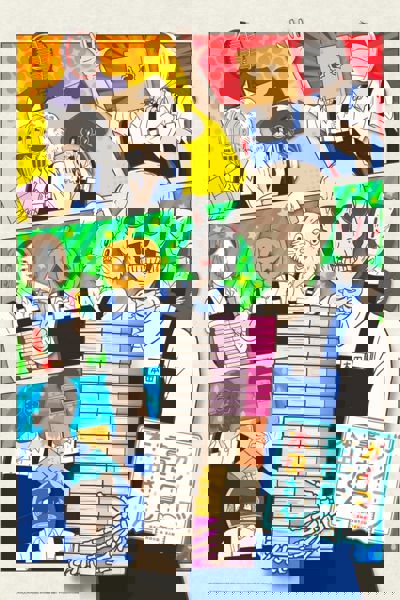 Skull-face Bookseller Honda-san poster